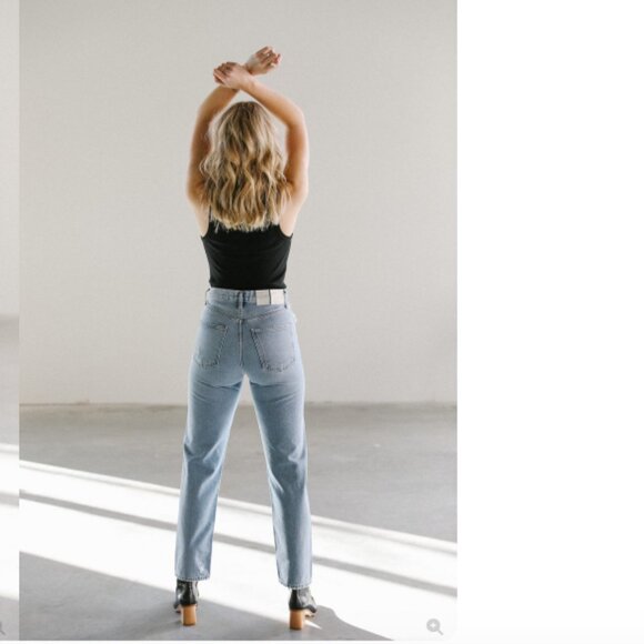 Agolde 90's Mid Rise Loose Fit Jeans in Captured Size 26 - Picture 3 of 12